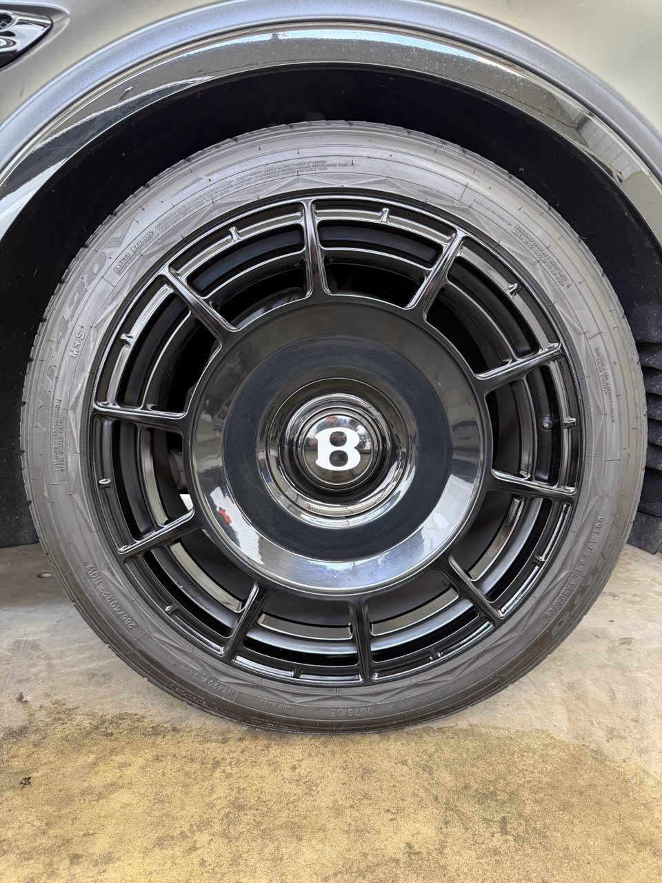 Bentley Continental after restoration