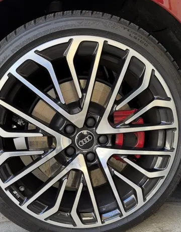 Audi rim after repair by Rim Repair Joe's
