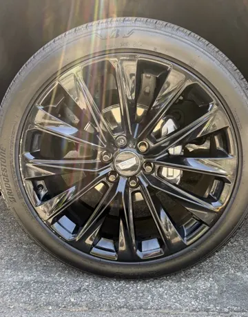 Cadillac rim before repair