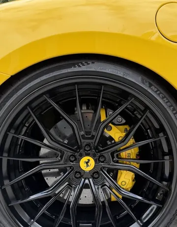 Ferrari rim after repair by Rim Repair Joe's